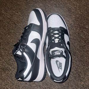 Nike low dunks for sale!!! Black & white